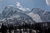 Salita primaverile ancora con tanta neve in MADONNINO il 26 marzo 2011 - FOTOGALLERY